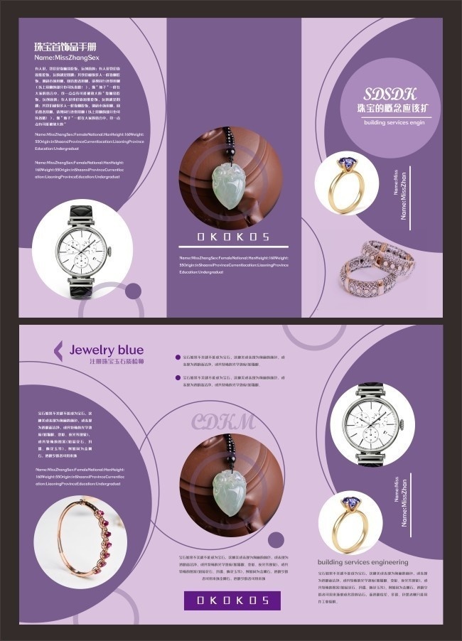 珠宝首饰设计宣传册 璀璨艺术，永恒魅力